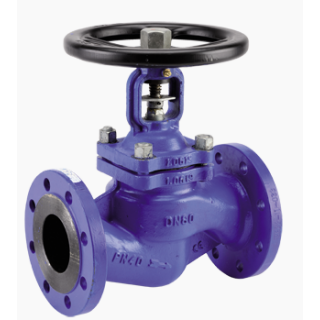 Hochtemperatur-Flansch-Faltenbalgventil DN150  Gusseisen PN40