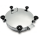 Domdeckel RUND 23H 6  1.4301