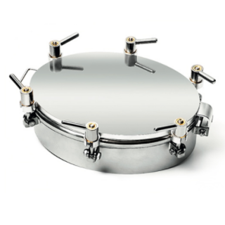 Domdeckel RUND 23H10  1.4404