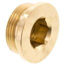 Verschlussstopfen Messing mit Innensechskant 1 1/2"...