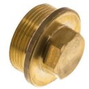Verschlussstopfen Messing mit Außensechskant 3/4"