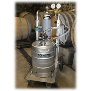 Fahrwerk für  Barriquefassbeifüllung 25 Liter KEG