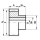 Stirnzahnrad aus Kunststoff mit Edelstahlkern z60 MODUL 3