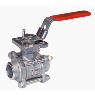 Dampfkugelhahn 2 1/2" Schweiß ISO- TOP  1.4408 PN64