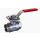 Dampfkugelhahn 1/2" mit ISO- TOP 1.4408 PN63