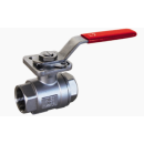 Dampfkugelhahn 2" mit ISO- TOP 1.4408 PN63