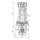 Edelstahl Präzisionsdruckregler 1.4408, G 1", 0,5 - 15bar