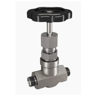 Hochdruck Absperrventil 12mm mit Schneidringanschluss  1.4571  PN400