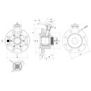 Tankventil DN125 mit Flansch DN150 mit ISO- TOP F10-22...