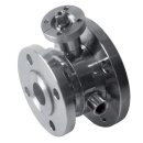 Tankventil Flansch DN50 mit Heizmantel mit Flansch DN80...