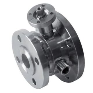 Tankventil Flansch DN80 mit Heizmantel mit Flansch DN125 ISO- TOP F07-17 PN16  1.4404