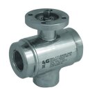 Kugelhahn Innengewinde 3/8" für Antrieb F03/9...