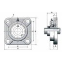 Edelstahl Flanschlager UCF 211  für Welle 55mm