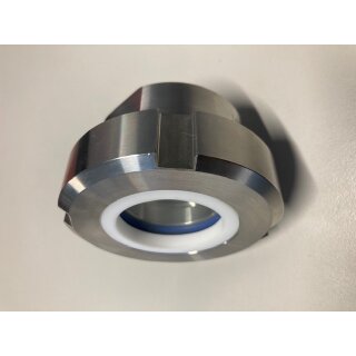 Stirnschauglas DN25 DIN 11851 mit 1" Innengewinde  1.4404