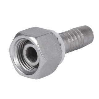 DKR Schlauchtülle gerade mit Konus 60° 3/8" Tülle 9,5mm  1.4404