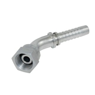 DKR Schlauchtülle Bogen 45° mit Konus 60° 1" Tülle 19,0mm  1.4404