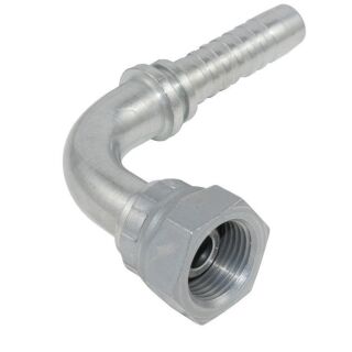 DKR Schlauchtülle Bogen 45° mit Konus 60° 3/4" Tülle 15,0mm  1.4404