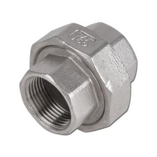 Verschraubung NPT IG/IG 3/4"  konisch dichtend  1.4404  3000 lbs