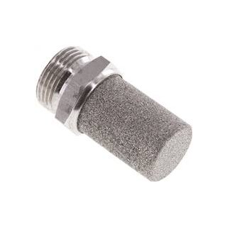 Schalldämpfer Edelstahl 1/8"  1.4305  SW13  Länge: 20mm