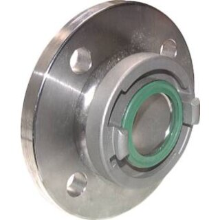 STORZ Festkupplung mit Flansch DN40-PN16  Größe 52-C  Edelstahl  1.4581