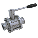 Edelstahl Kugelhahn poliert  Tri Clamp / Tri Clamp INCH...