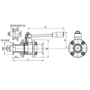Edelstahl Kugelhahn poliert  Tri Clamp / Tri Clamp INCH...
