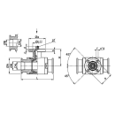 Edelstahlkugelhahn Clamp / Clamp ISO  INTEGRAL
