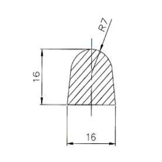 Dichtung für GUTH Mannloch 440x340 oval SILIKON