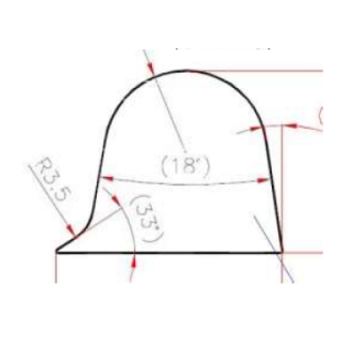 Dichtung für GUTH Betontank- Türe 535-340  SILIKON