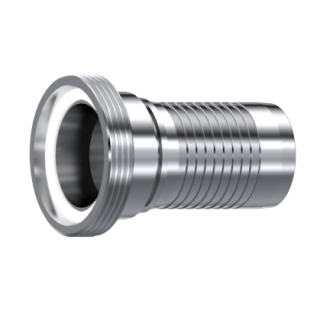 Schlauchgewindestutzen DN25 für PTFE Schläuche  1.4404