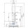 Maschinenfuß TEKNO-HYGIENIC M16, Fußplatte 60mm, Gesamthöhe 241mm  1.4404