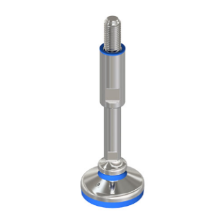 Maschinenfuß TEKNO-HYGIENIC M20, Fußplatte 60mm, Gesamthöhe 241mm  1.4404