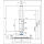 Maschinenfuß TEKNO-HYGIENIC  2-fach fixiert  M30, Fußplatte 120mm, Gesamthöhe 295mm  1.4404
