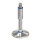 Maschinenfuß TEKNO-HYGIENIC M24, Fußplatte 150mm, Gesamthöhe 244mm  1.4404