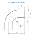 ORBITAL Schweißbogen 90°  BS  1.4435